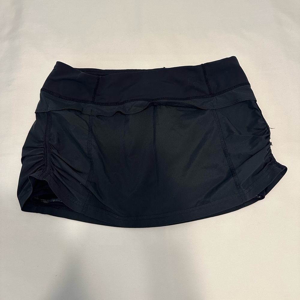 Lululemon- Skort - Lined - Black - Size 6